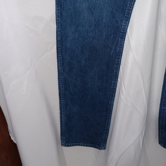 Wrangler 47 MWZ Jeans Mens 37×38 Dark 100% Cotton Rodeo Riding Cowboy Western - Picture 4 of 8